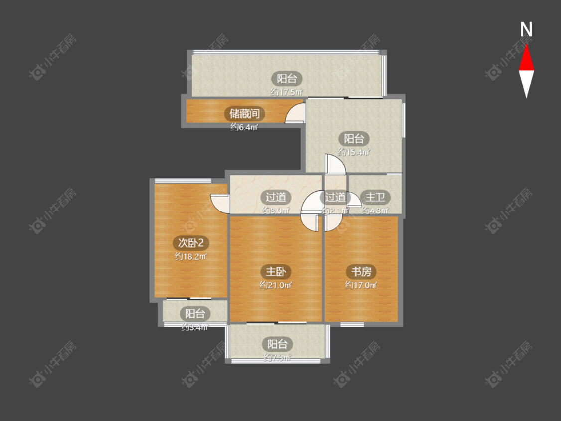 常州锦江丽都花园南区在售二手房房源户型图_小牛看房