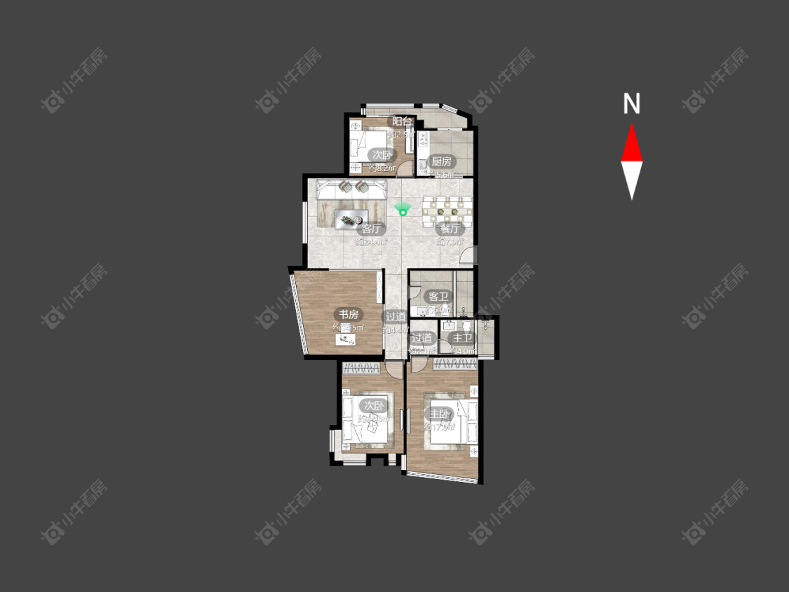 常州金色新城东区在售二手房房源户型图_小牛看房