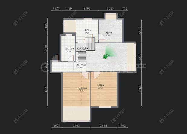 常州中天花园在售二手房房源户型图_小牛看房