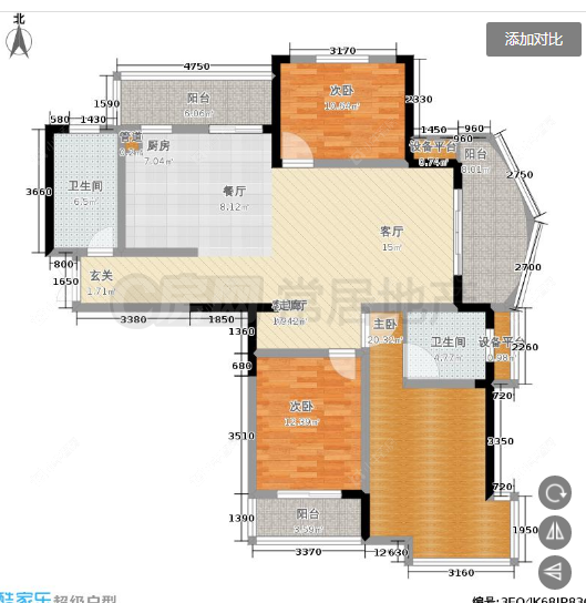 常州中央花园在售二手房房源户型图_小牛看房