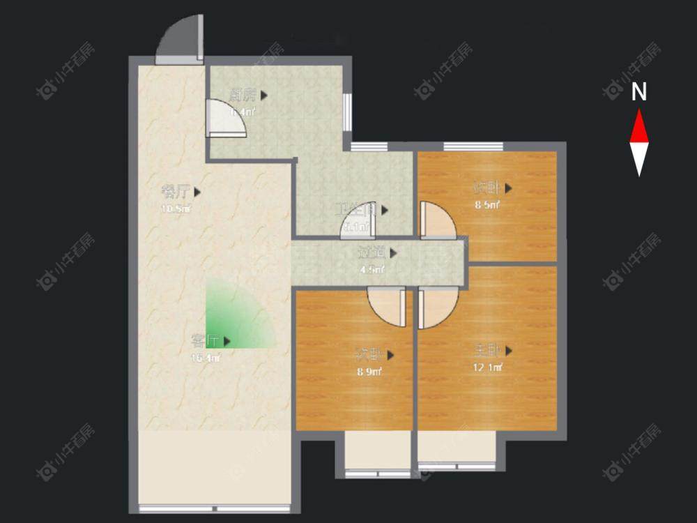 常州碧桂园华星·世纪学府在售二手房房源户型图_小牛看房