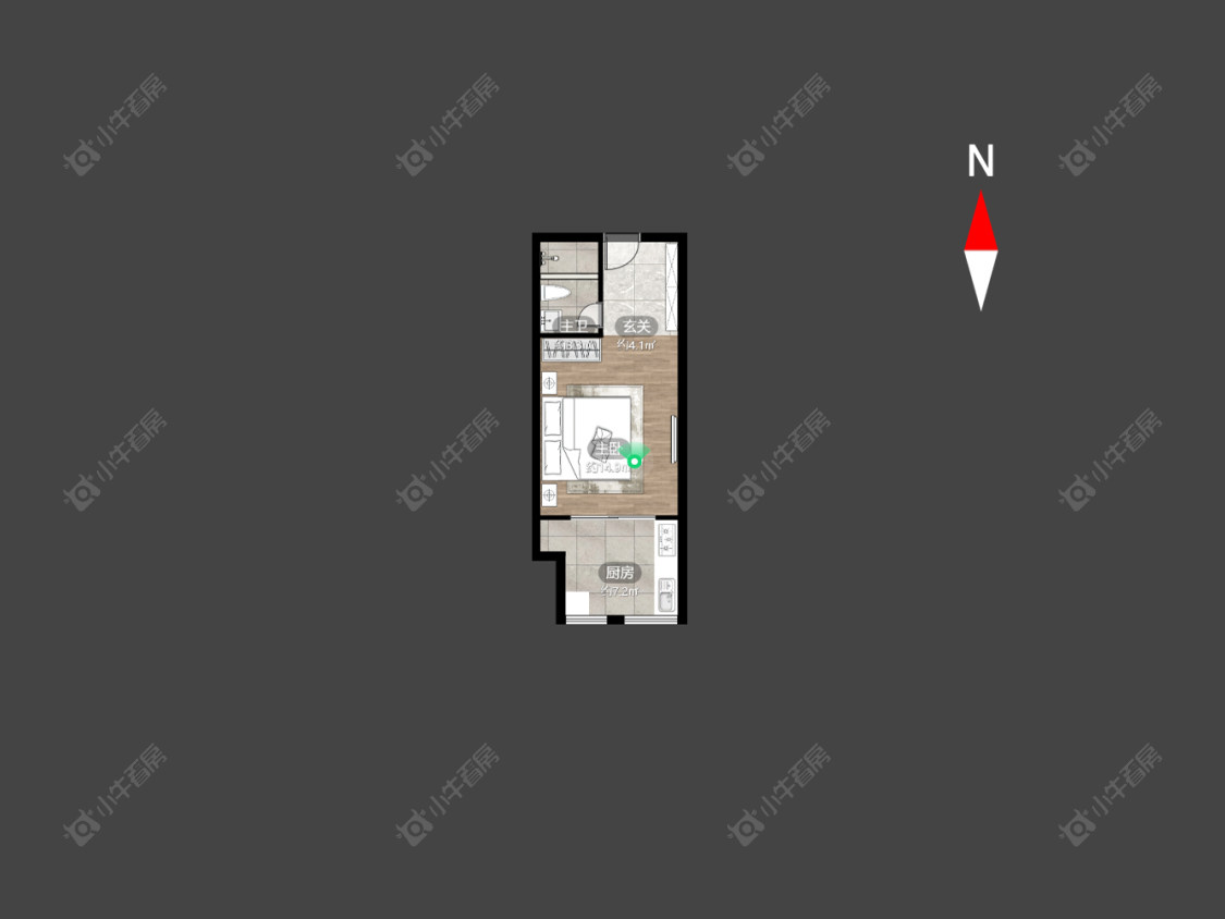 常州京城豪苑北区在售二手房房源户型图_小牛看房