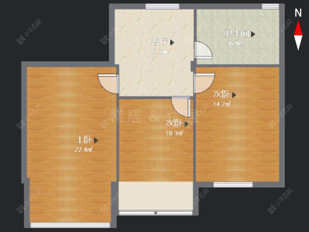 常州觅渡雅居在售二手房房源户型图_小牛看房