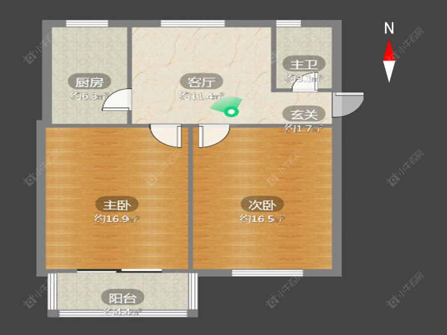 常州花园新村（钟楼）在售二手房房源户型图_小牛看房