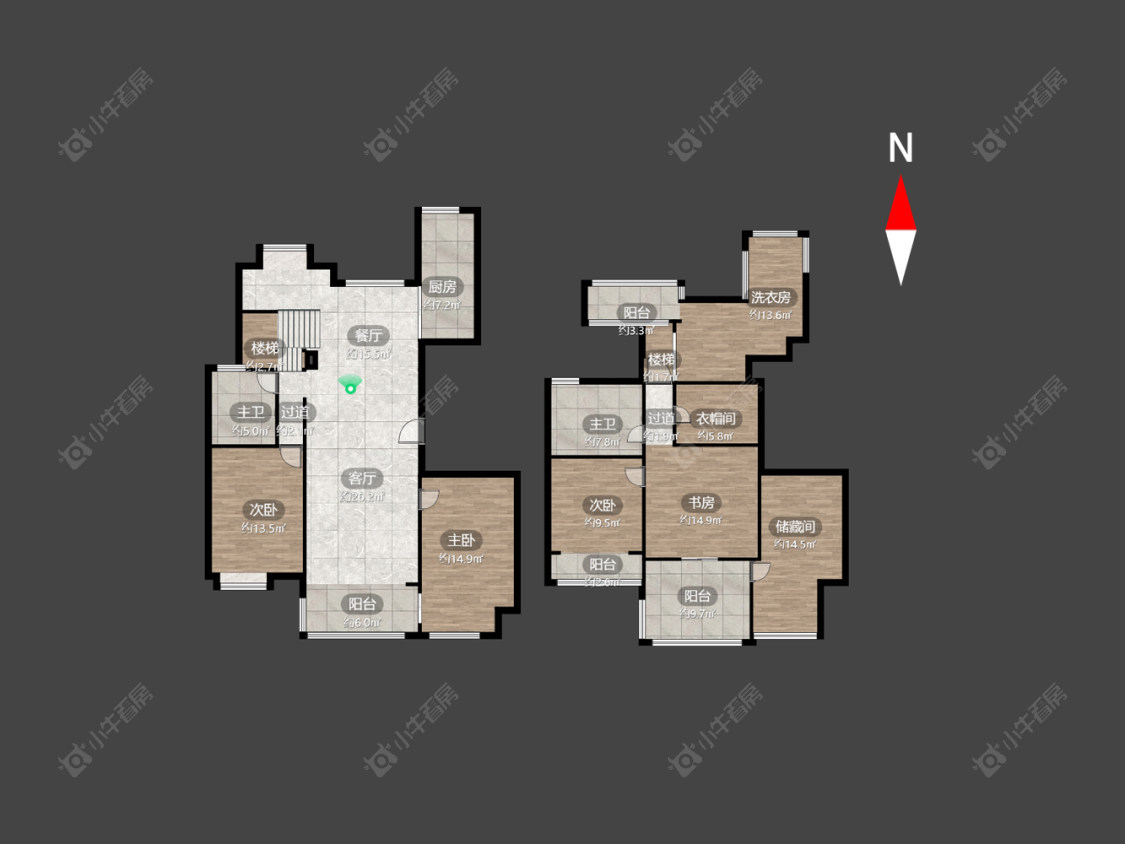 常州金色新城西区在售二手房房源户型图_小牛看房