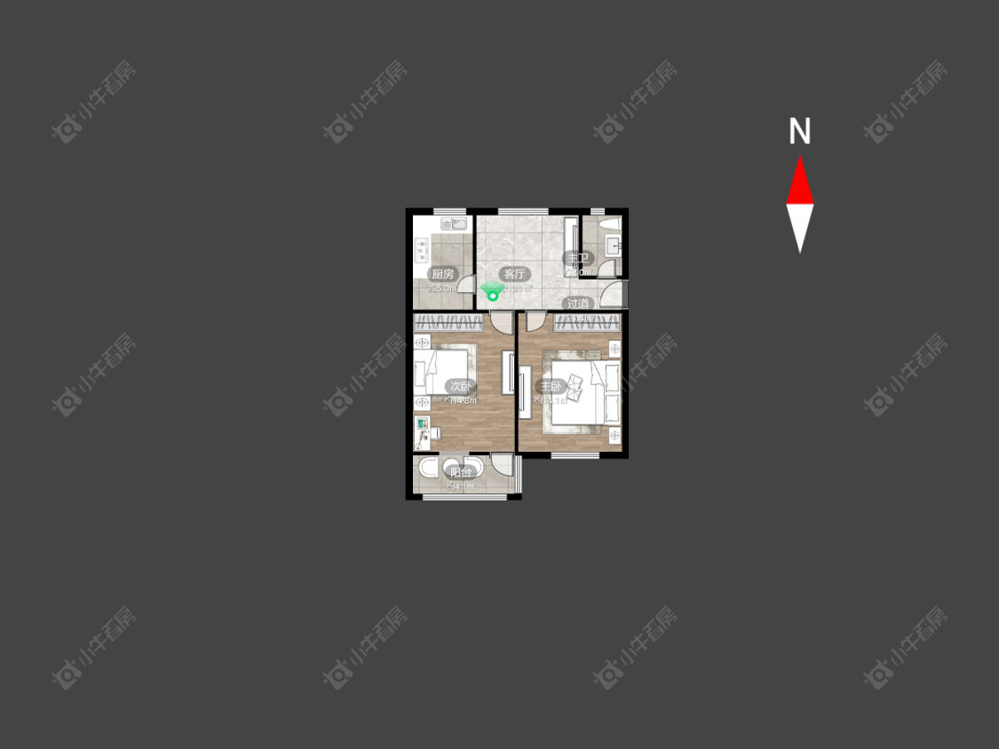 常州公安南苑在售二手房房源户型图_小牛看房