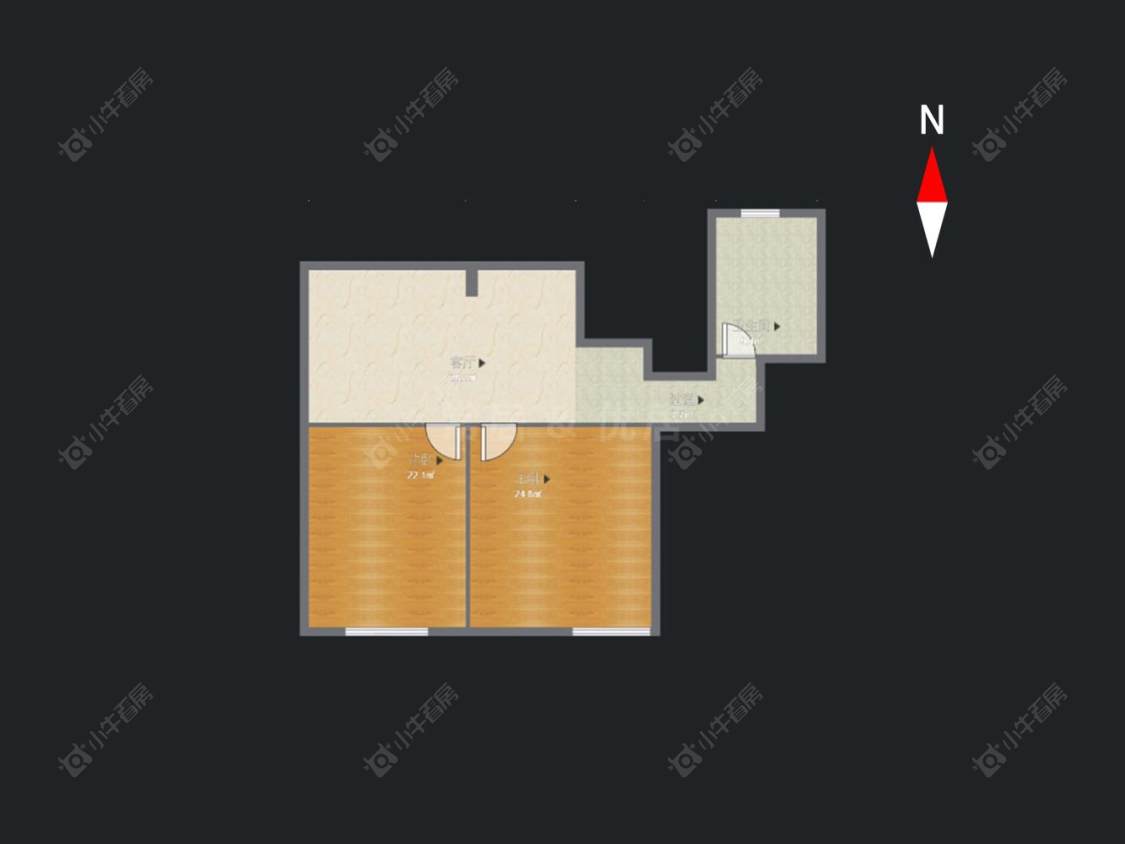 常州北环南苑在售二手房房源户型图_小牛看房