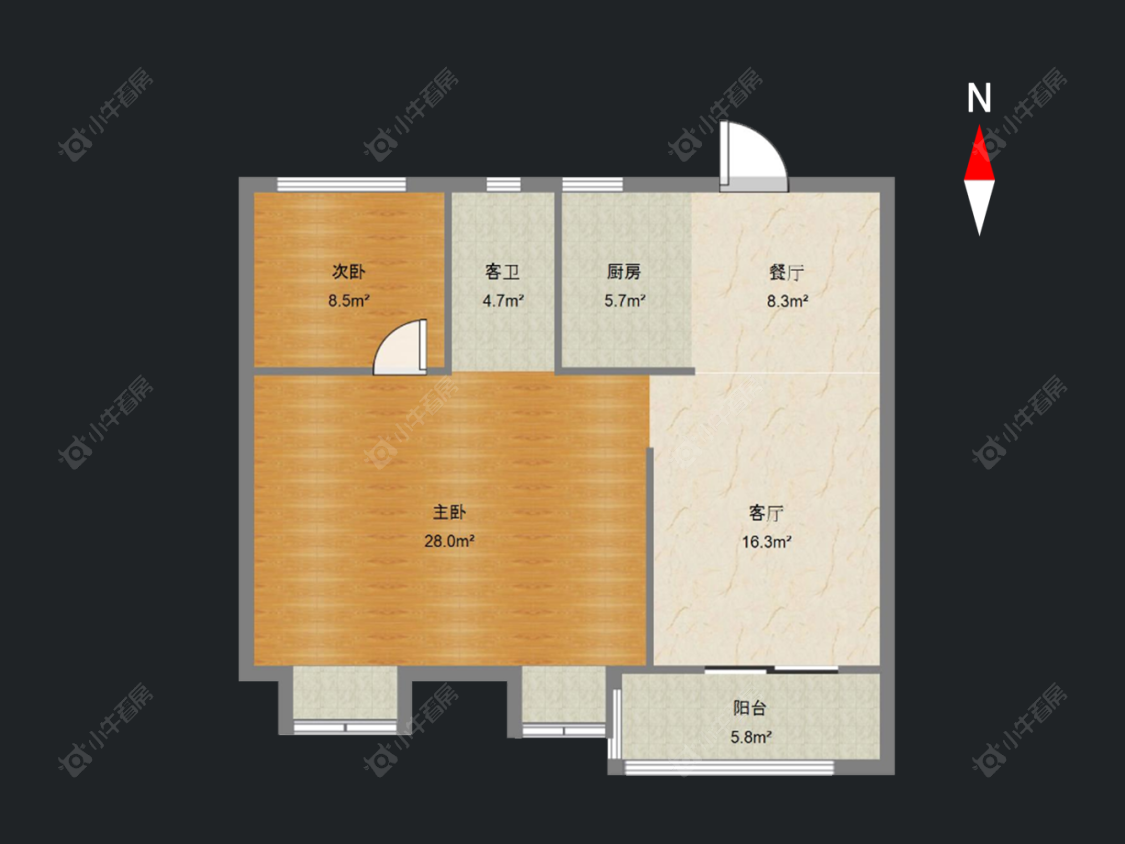 常州龙湖龙誉城四期在售二手房房源户型图_小牛看房