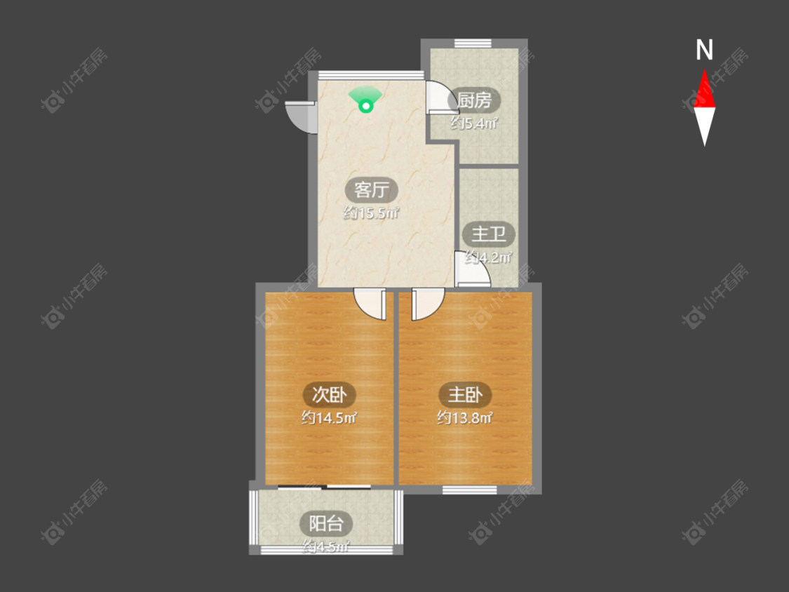 常州绿园爱舍北区在售二手房房源户型图_小牛看房