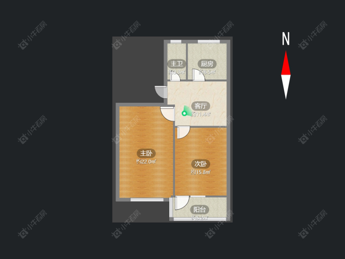 常州县北新村在售二手房房源户型图_小牛看房