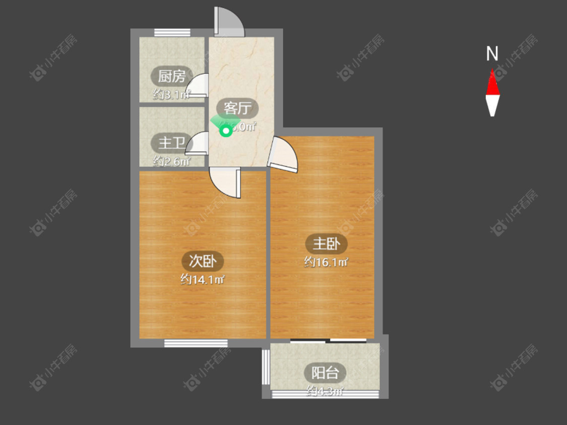 常州清凉新村在售二手房房源户型图_小牛看房