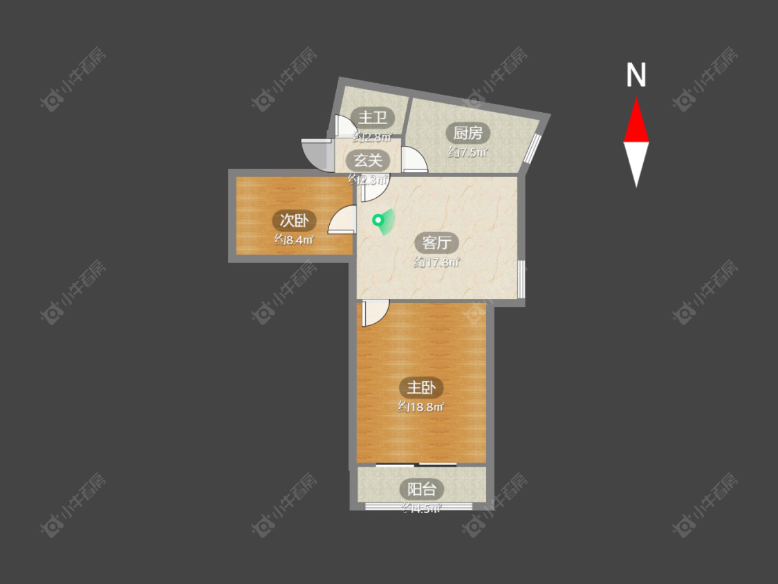 常州新丰街西楼在售二手房房源户型图_小牛看房