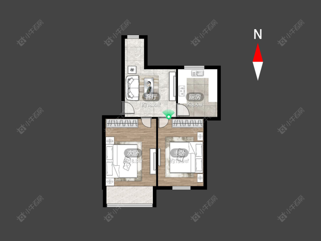 常州县北新村在售二手房房源户型图_小牛看房