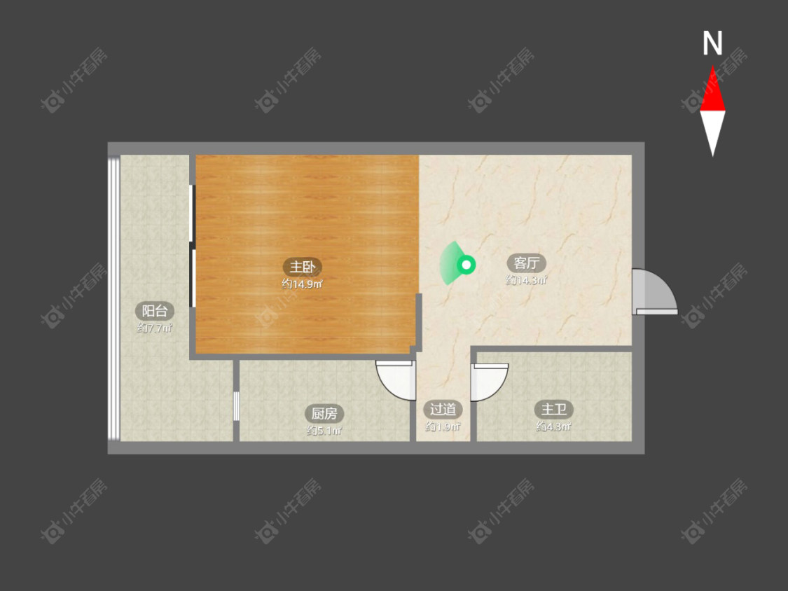 常州京城豪苑北区在售二手房房源户型图_小牛看房