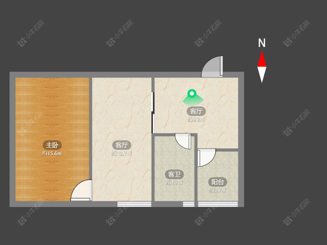 常州新城蓝钻苑东区在售二手房房源户型图_小牛看房