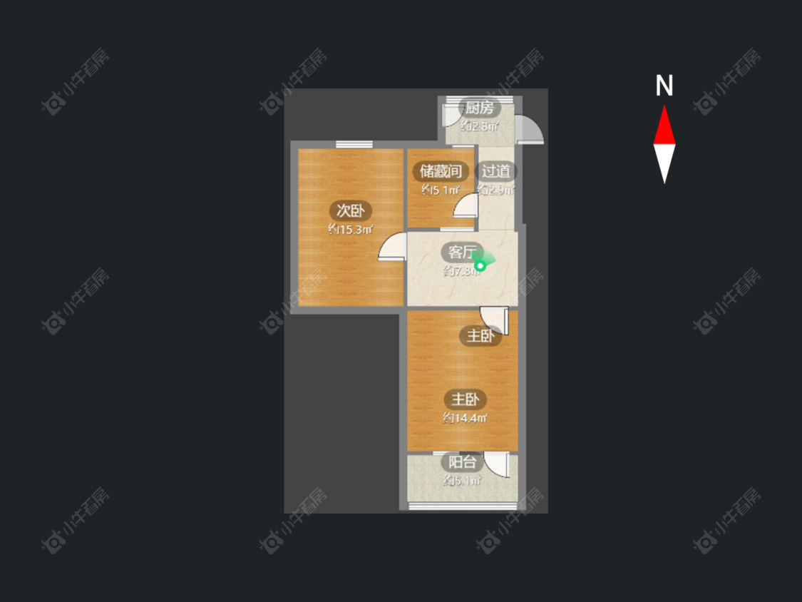 常州县北新村在售二手房房源户型图_小牛看房