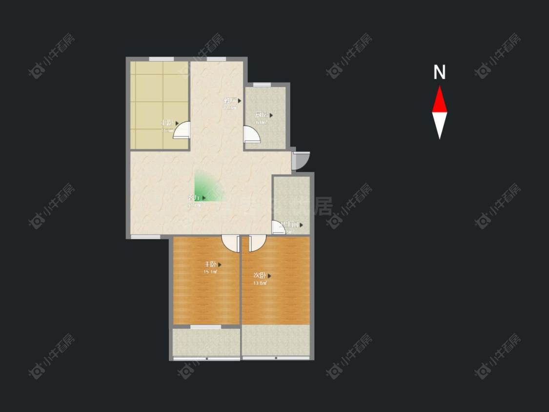 常州长江公寓在售二手房房源户型图_小牛看房