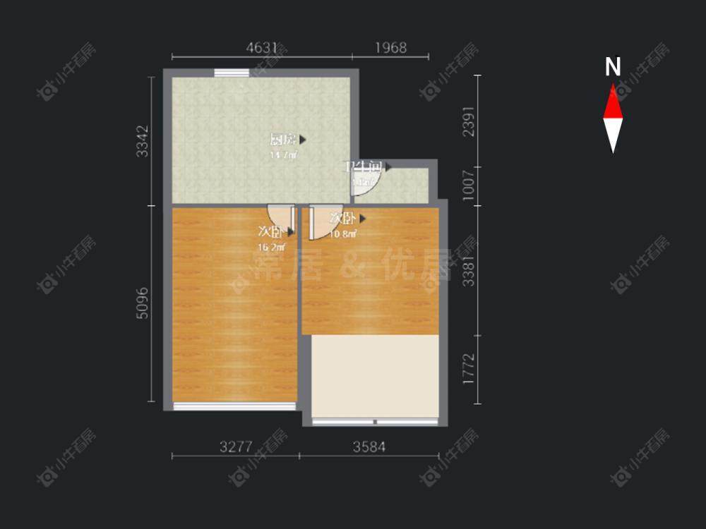 常州清凉新村在售二手房房源户型图_小牛看房