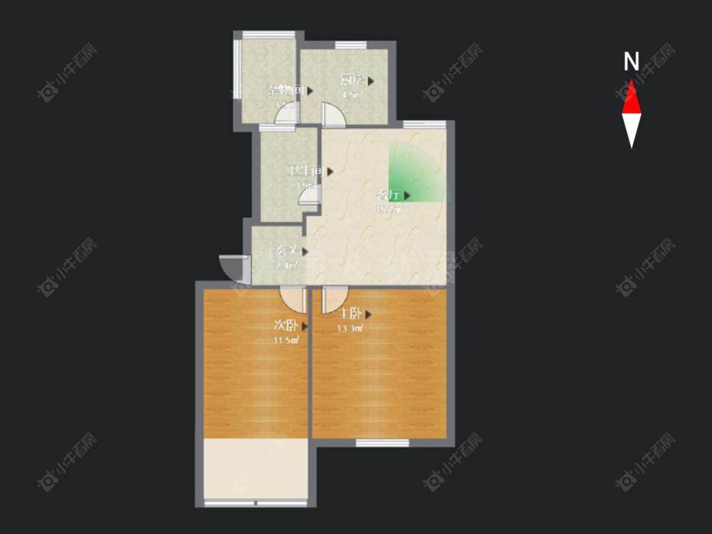 常州工房南区在售二手房房源户型图_小牛看房