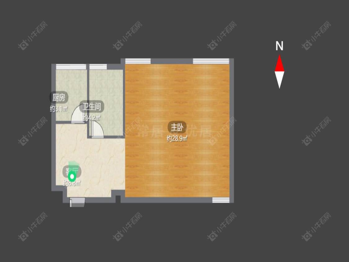 常州新城蓝钻苑东区在售二手房房源户型图_小牛看房