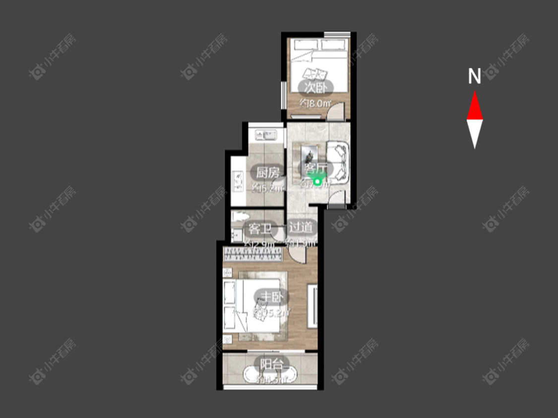 常州红梅新村在售二手房房源户型图_小牛看房