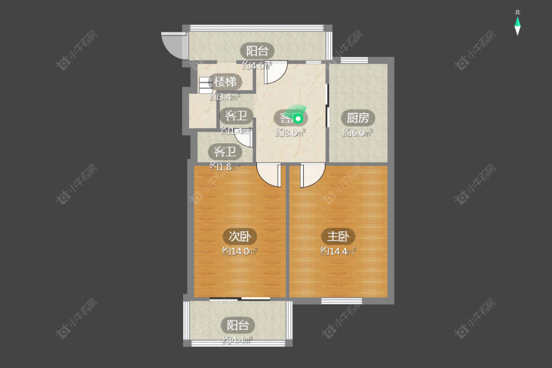 常州清凉新村在售二手房房源户型图_小牛看房