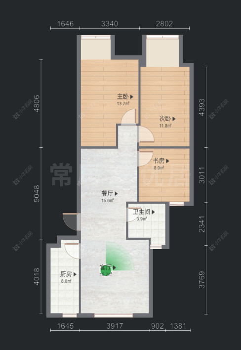 常州常发豪郡在售二手房房源户型图_小牛看房