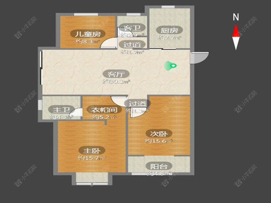 常州路劲城市印象在售二手房房源户型图_小牛看房