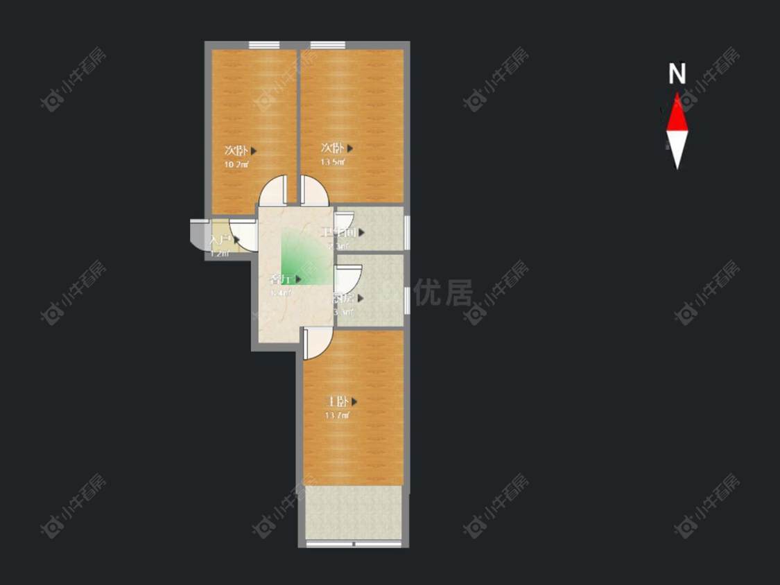 常州清凉新村在售二手房房源户型图_小牛看房