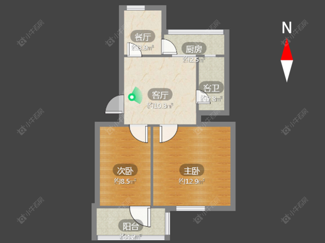 常州兰翔新村在售二手房房源户型图_小牛看房
