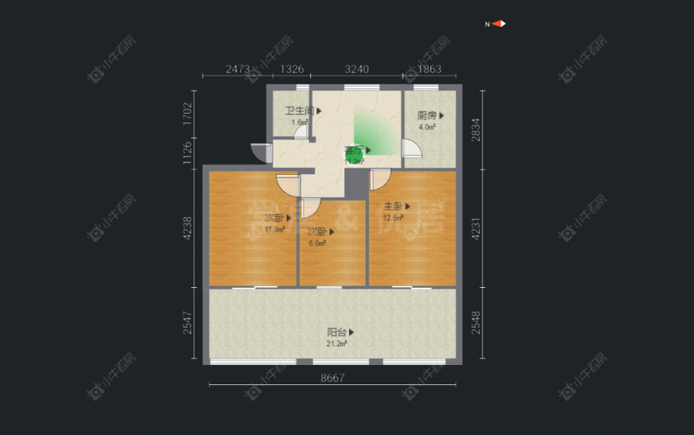 常州光华路在售二手房房源户型图_小牛看房