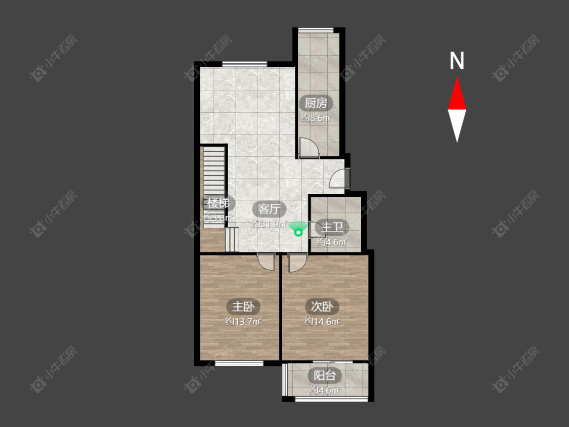 常州桃园公寓在售二手房房源户型图_小牛看房