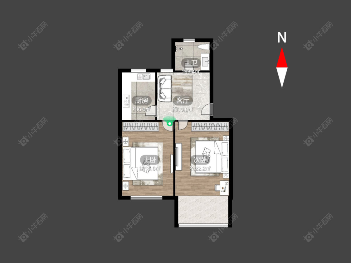 常州县北新村在售二手房房源户型图_小牛看房