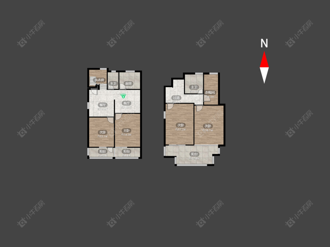 常州县北新村在售二手房房源户型图_小牛看房