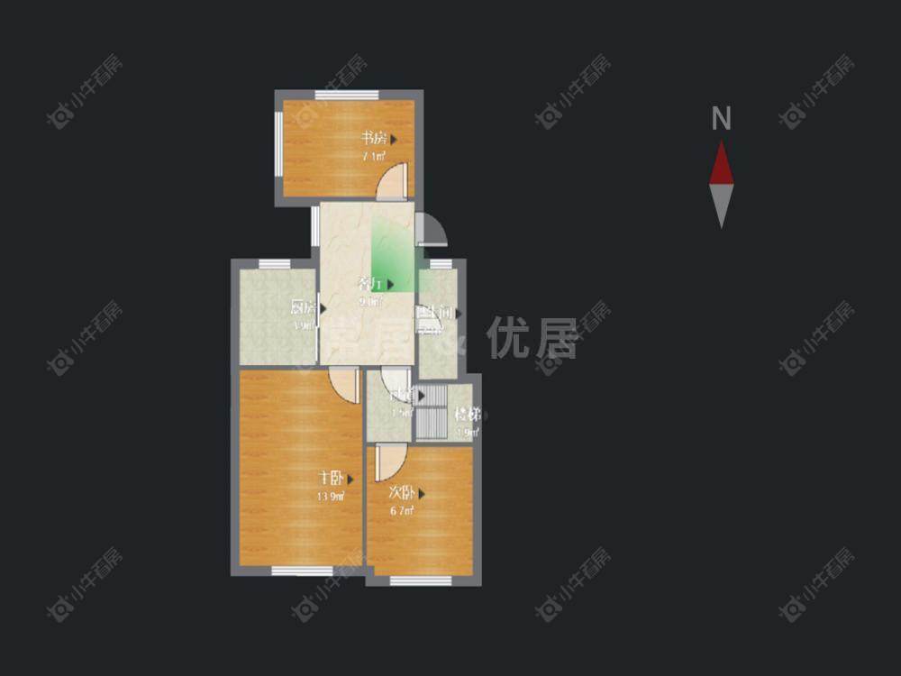 常州西新桥二村在售二手房房源户型图_小牛看房