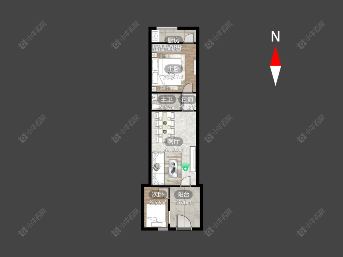 常州县学街在售二手房房源户型图_小牛看房