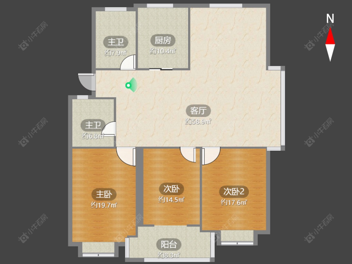 常州电子新家园在售二手房房源户型图_小牛看房