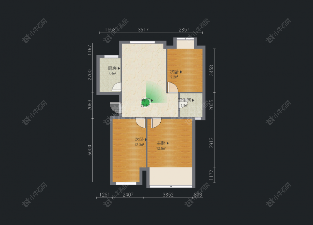 常州九洲新家园在售二手房房源户型图_小牛看房