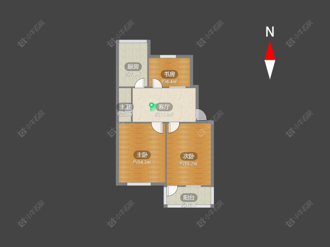 常州桃园路物资楼在售二手房房源户型图_小牛看房