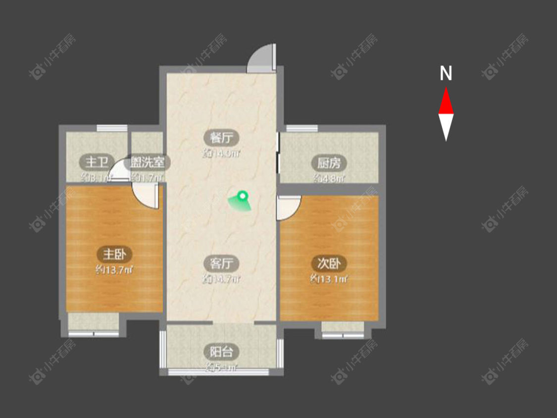 常州滨江豪园在售二手房房源户型图_小牛看房