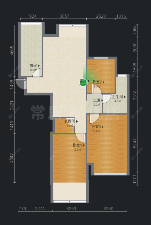 常州星宇丽晶在售二手房房源户型图_小牛看房