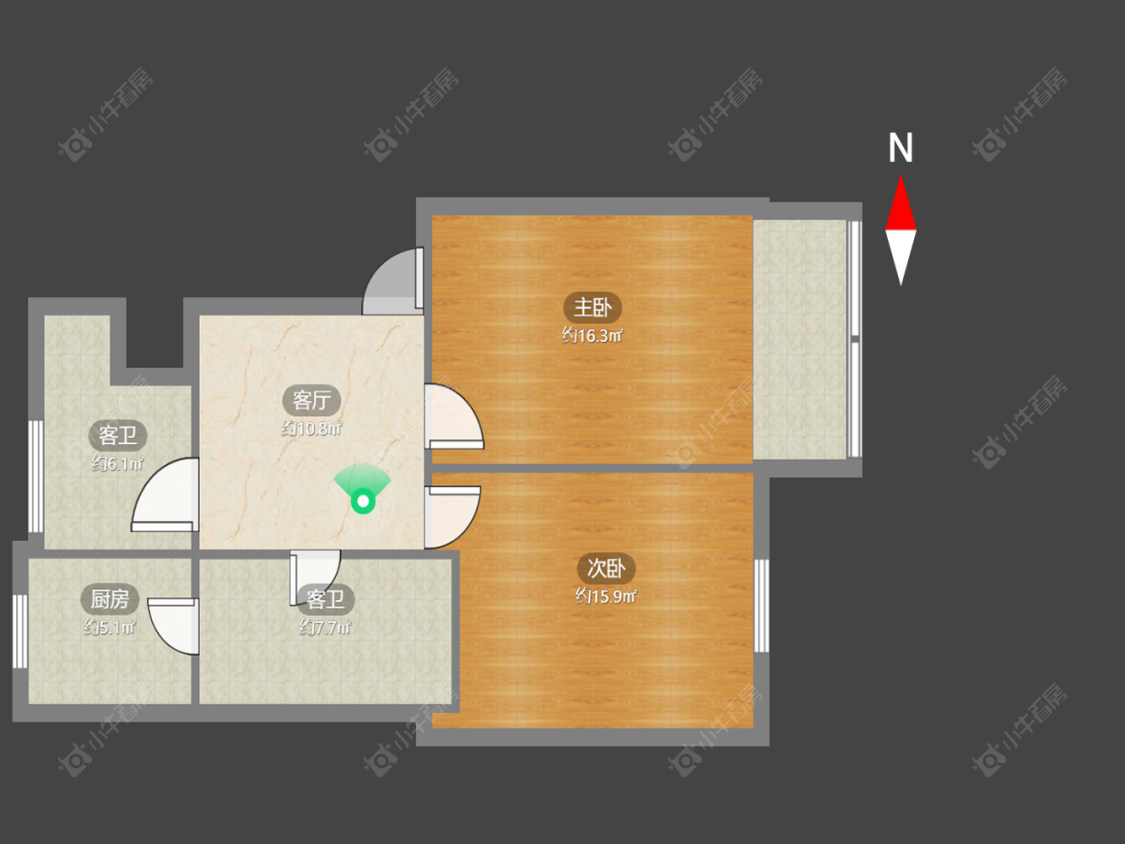 常州建材新村在售二手房房源户型图_小牛看房