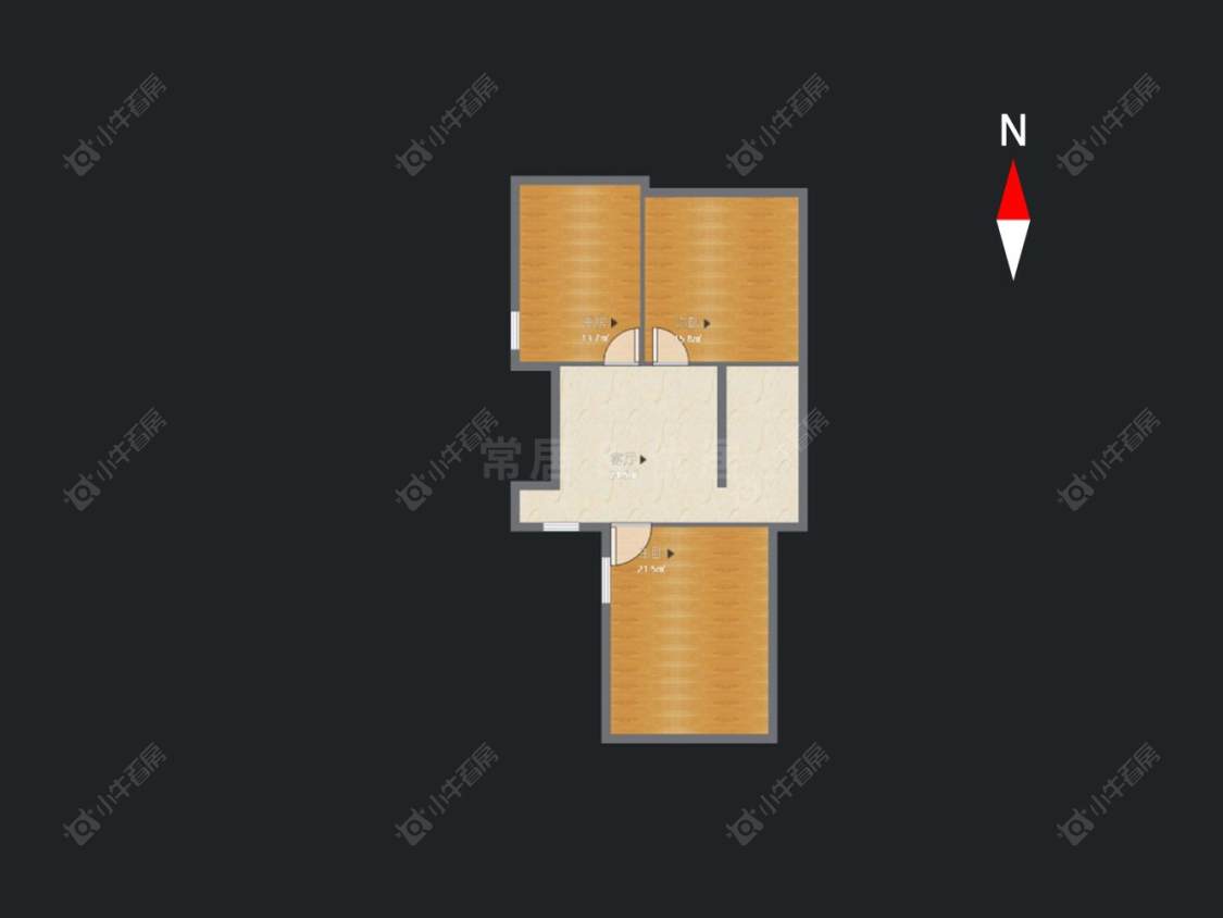 常州五角场西村在售二手房房源户型图_小牛看房