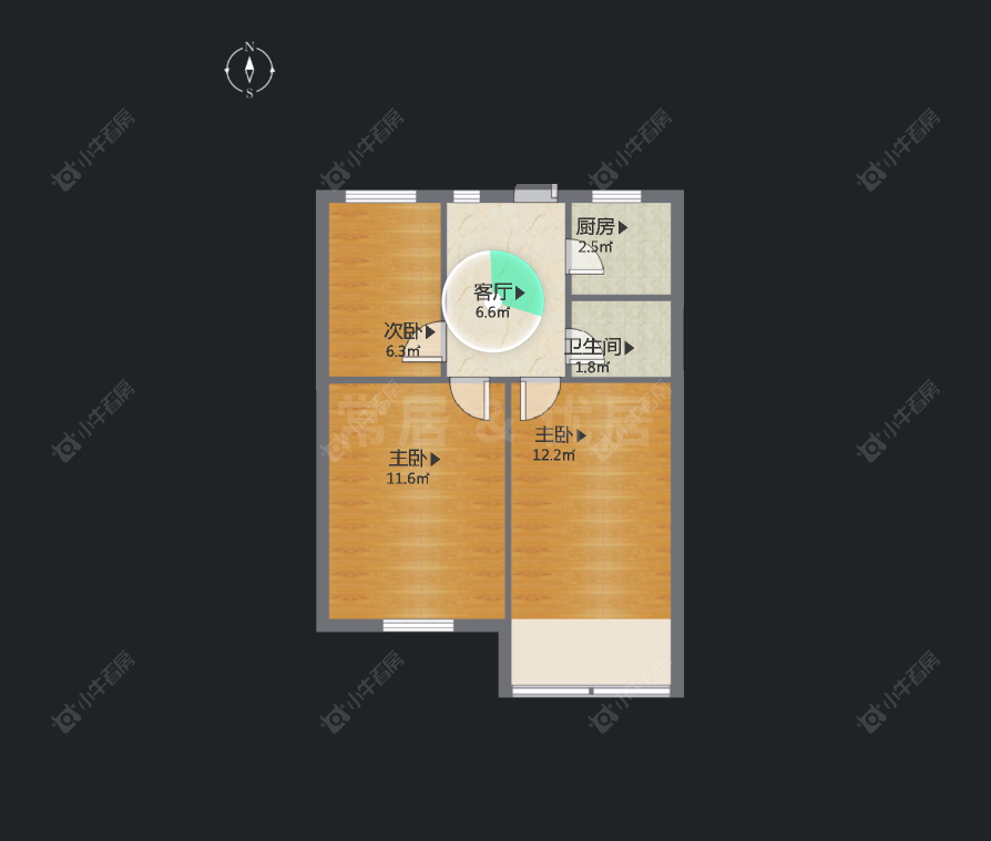 常州清凉新村在售二手房房源户型图_小牛看房